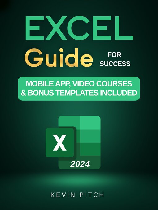 Title details for Microsoft Excel Guide for Success by Kevin Pitch - Available